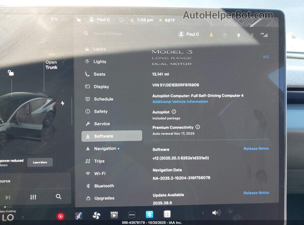 5YJ3E1EB0RF815909 2024 TESLA MODEL 3 Gray 
