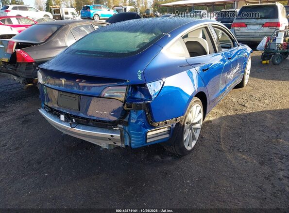 5YJ3E1EB1LF669138 2020 TESLA MODEL 3 Blue Front view