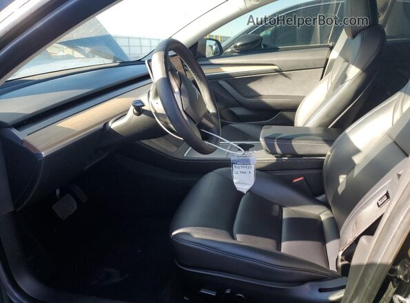 5YJ3E1EB1NF152389 2022 TESLA MODEL Black Vista interior delantera
