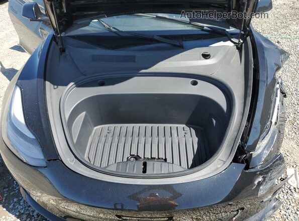 5YJ3E1EB1NF152389 2022 TESLA MODEL Black Vista interior trasera