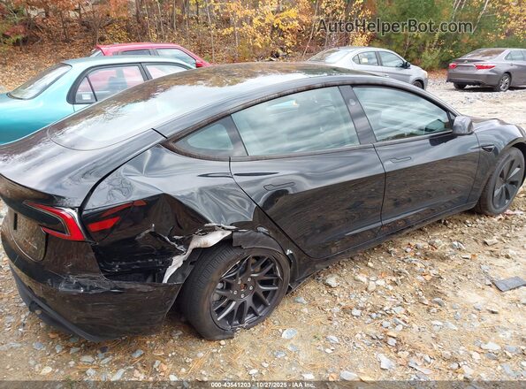 5YJ3E1EB1SF888373 2025 TESLA MODEL 3 Black Tył prawy