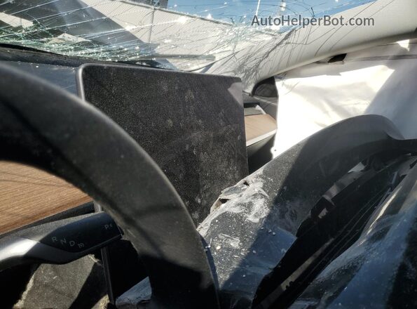5YJ3E1EB2LF626556 2020 TESLA MODEL Black Widok zestawu wskaźników