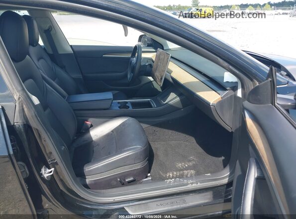 5YJ3E1EB3MF092467 2021 TESLA MODEL 3 Черный Вид салона спереди