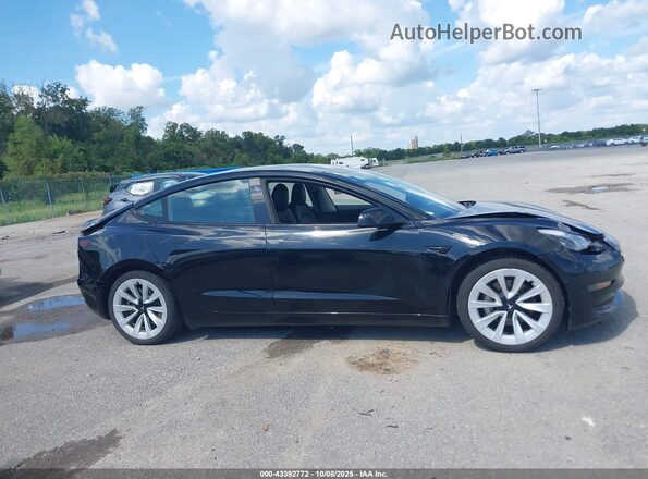 5YJ3E1EB3MF092467 2021 TESLA MODEL 3 Черный Вид задней части салона