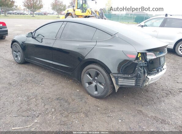 5YJ3E1EB3NF178606 2022 TESLA MODEL 3 Black Rear left