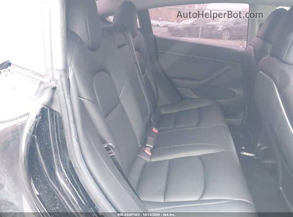 5YJ3E1EB3NF178606 2022 TESLA MODEL 3 Black VIN sticker view