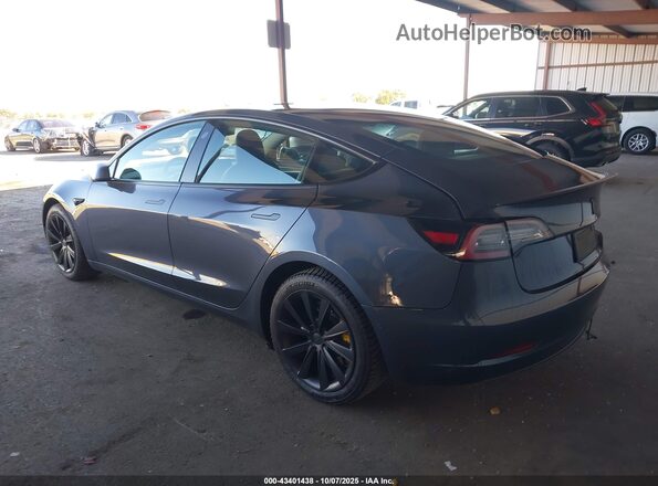 5YJ3E1EB3NF179285 2022 TESLA MODEL 3 Gray Задня ліва чверть