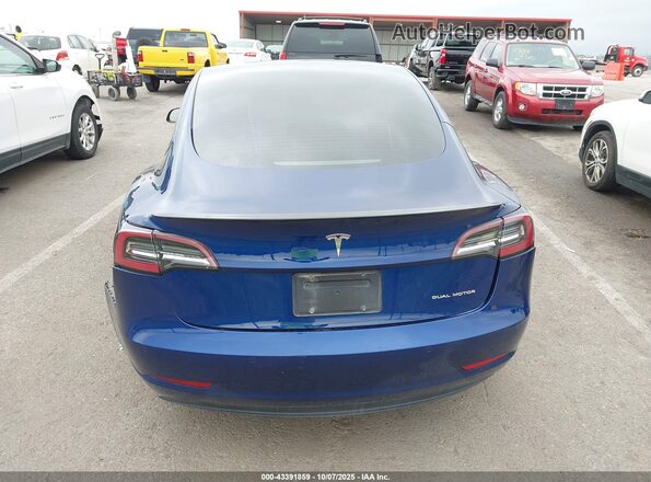 5YJ3E1EB3NF186592 2022 TESLA MODEL 3 Blue 