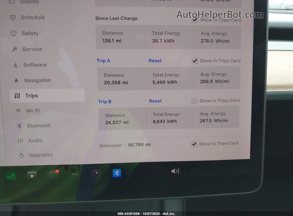 5YJ3E1EB3NF186592 2022 TESLA MODEL 3 Blue უკანა სავარძლების ხედი