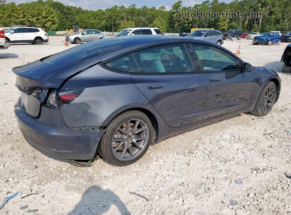 5YJ3E1EB3NF240280 2022 TESLA MODEL Gray Tył prawy