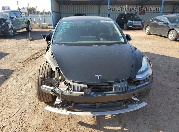 5YJ3E1EB4LF666363 2020 TESLA MODEL Black Front view