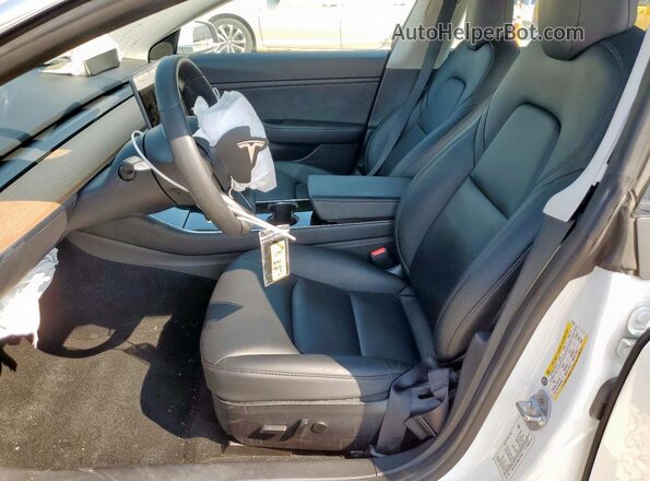 5YJ3E1EB4LF744429 2020 TESLA MODEL White წინა სალონის ხედი