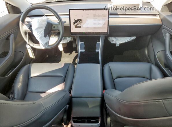 5YJ3E1EB4LF744429 2020 TESLA MODEL White წინა პანელის ხედი