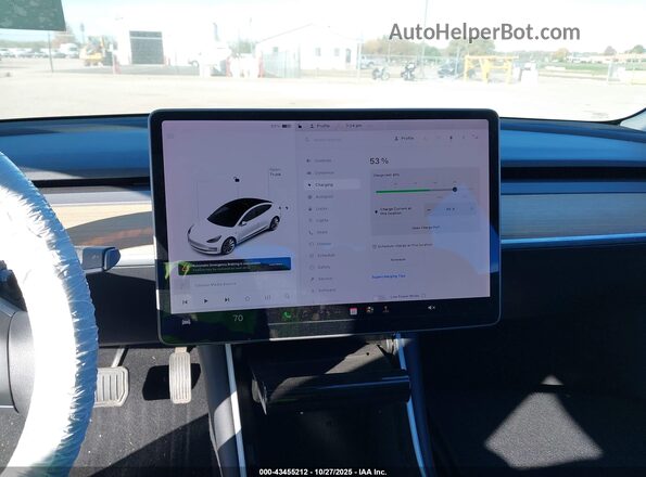 5YJ3E1EB4LF803253 2020 TESLA MODEL 3 White 