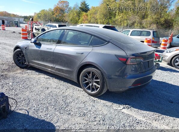 5YJ3E1EB4MF050874 2021 TESLA MODEL 3 Gray Trasero izquierdo