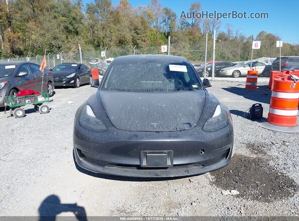 5YJ3E1EB4MF050874 2021 TESLA MODEL 3 Gray Vista interior trasera