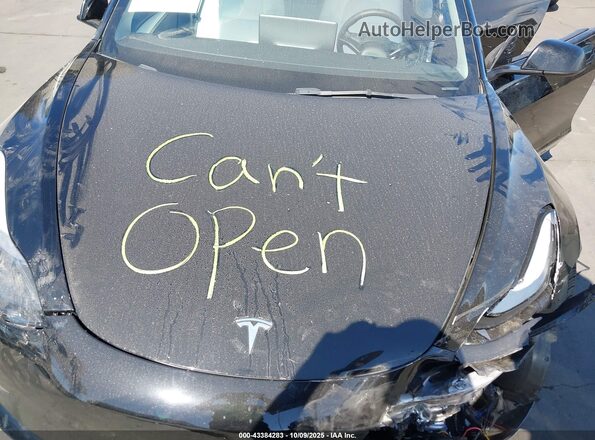 5YJ3E1EB4NF137966 2022 TESLA MODEL 3 Black Widok z tyłu