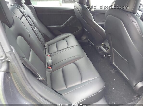 5YJ3E1EB4NF260019 2022 TESLA MODEL 3 Gray Widok naklejki z numerem VIN