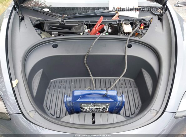 5YJ3E1EB4NF260019 2022 TESLA MODEL 3 Gray Widok z tyłu