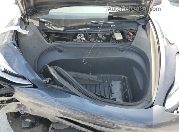 5YJ3E1EB4NF261638 2022 TESLA MODEL Серый Вид задней части салона