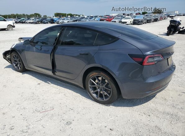 5YJ3E1EB4NF261638 2022 TESLA MODEL Серый Задняя левая четверть