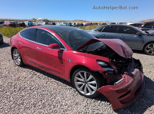 5YJ3E1EB5LF651029 2020 TESLA MODEL Red Delantero derecho