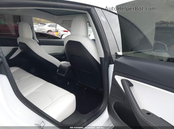 5YJ3E1EB5LF791596 2020 TESLA MODEL 3 White VIN sticker view