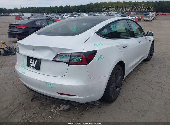 5YJ3E1EB6LF790599 2020 TESLA MODEL 3 White Rear right