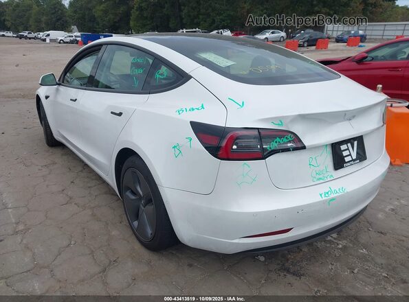 5YJ3E1EB6LF790599 2020 TESLA MODEL 3 White Rear left