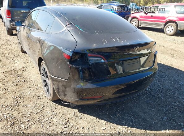 5YJ3E1EB6MF974958 2021 TESLA MODEL 3 Black Front view