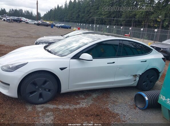5YJ3E1EB6PF462766 2023 TESLA MODEL 3 White Панорамний вид салону 360°