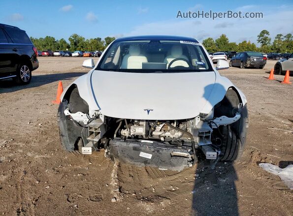 5YJ3E1EB7LF712669 2020 TESLA MODEL White Вид спереду