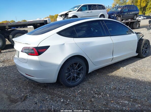 5YJ3E1EB7MF998654 2021 TESLA MODEL 3 White უკანა მარჯვენა