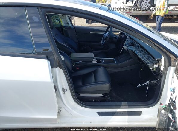 5YJ3E1EB7MF998654 2021 TESLA MODEL 3 White წინა სალონის ხედი