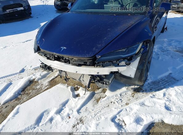 5YJ3E1EB7RF737029 2024 TESLA MODEL 3 Синий Вид спереди