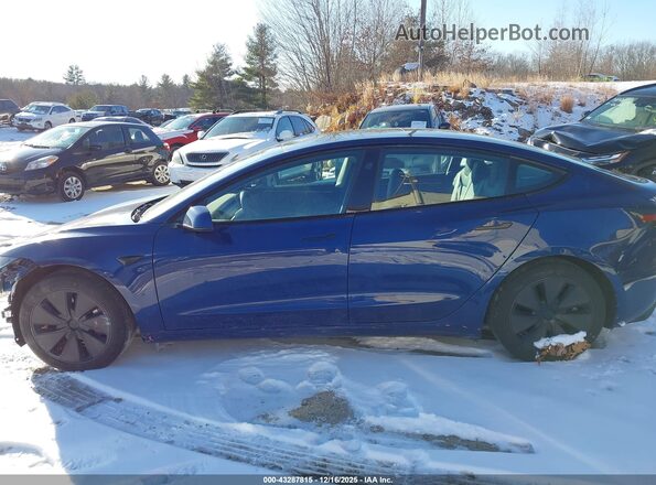 5YJ3E1EB7RF737029 2024 TESLA MODEL 3 Синий Панорамный вид салона 360°