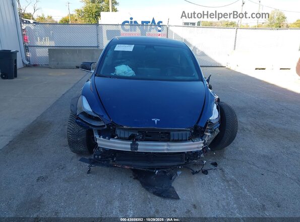 5YJ3E1EB8LF803062 2020 TESLA MODEL 3 Blue Սալոնի հետևի տեսք