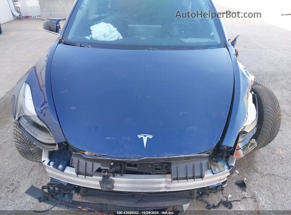 5YJ3E1EB8LF803062 2020 TESLA MODEL 3 Blue Հետևի տեսք