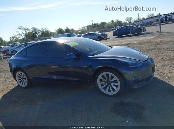 5YJ3E1EB8MF980258 2021 TESLA MODEL 3 Gray 