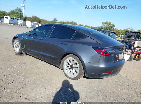 5YJ3E1EB8MF980258 2021 TESLA MODEL 3 Gray 