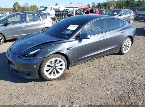 5YJ3E1EB8MF980258 2021 TESLA MODEL 3 Gray 