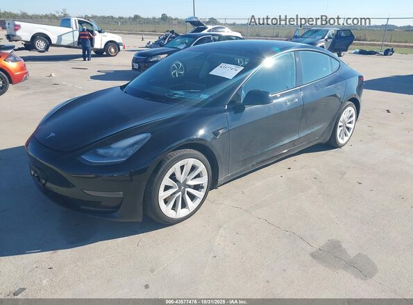 5YJ3E1EB8NF243448 2022 TESLA MODEL 3 Black 