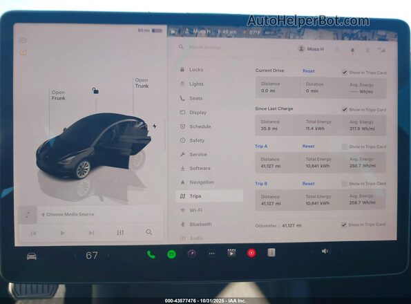 5YJ3E1EB8NF243448 2022 TESLA MODEL 3 Black 