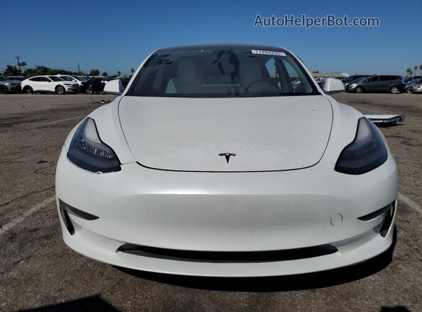 5YJ3E1EB9LF622889 2020 TESLA MODEL White Front view