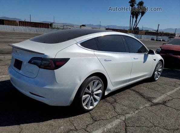 5YJ3E1EB9LF622889 2020 TESLA MODEL White Rear right