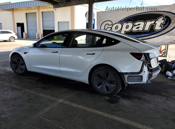 5YJ3E1EB9LF650143 2020 TESLA MODEL White Задня ліва чверть