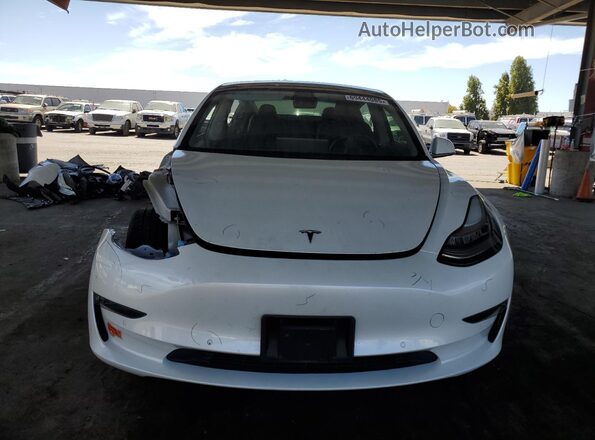5YJ3E1EB9LF650143 2020 TESLA MODEL White Вид спереду