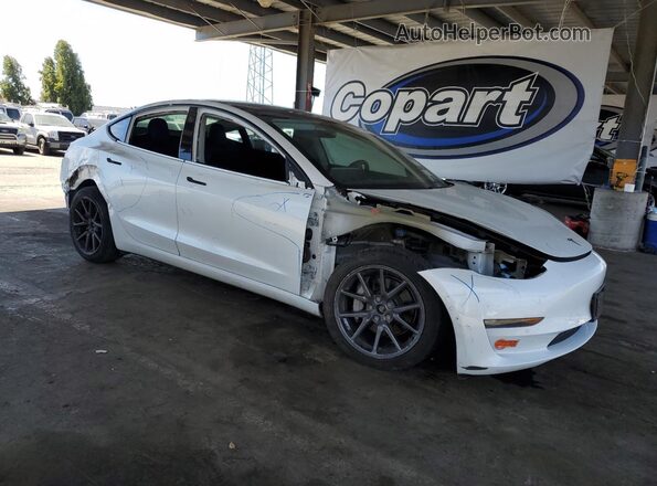 5YJ3E1EB9LF650143 2020 TESLA MODEL White Передня права чверть