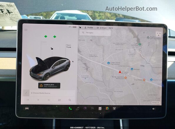 5YJ3E1EBXLF645985 2020 TESLA MODEL 3 Gray Vista de los asientos traseros