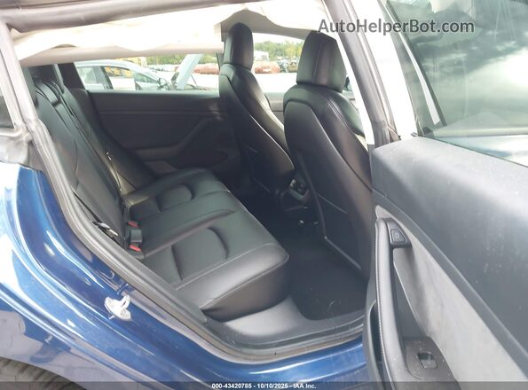 5YJ3E1EBXNF106771 2022 TESLA MODEL 3 Blue VIN կոդի պիտակի տեսք